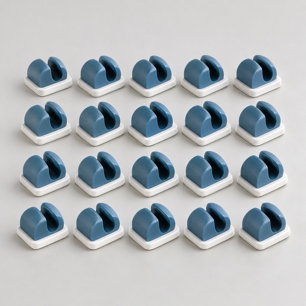 Adhesive Cable Clips Set of 20