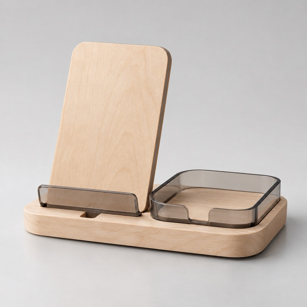 Cable Dock Station in Birch