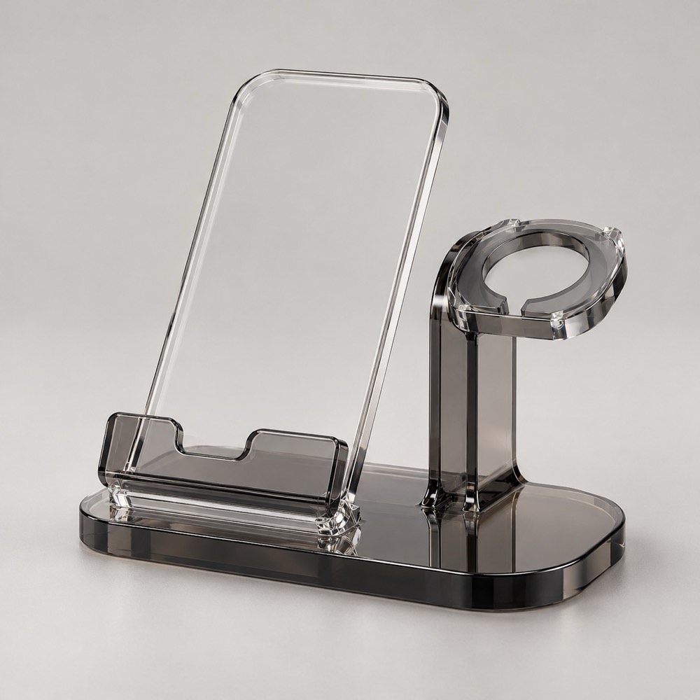 Dual Slot Stand for Phone and Watch