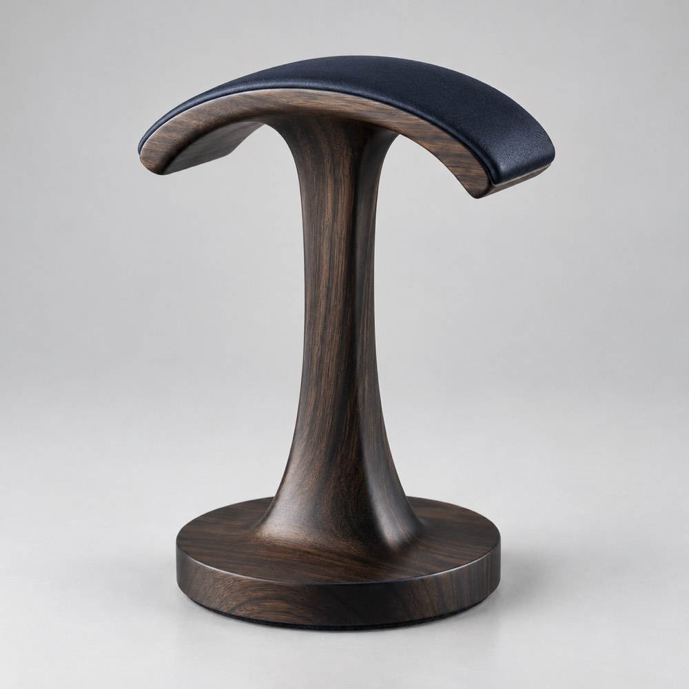 Headphone Stand Wood